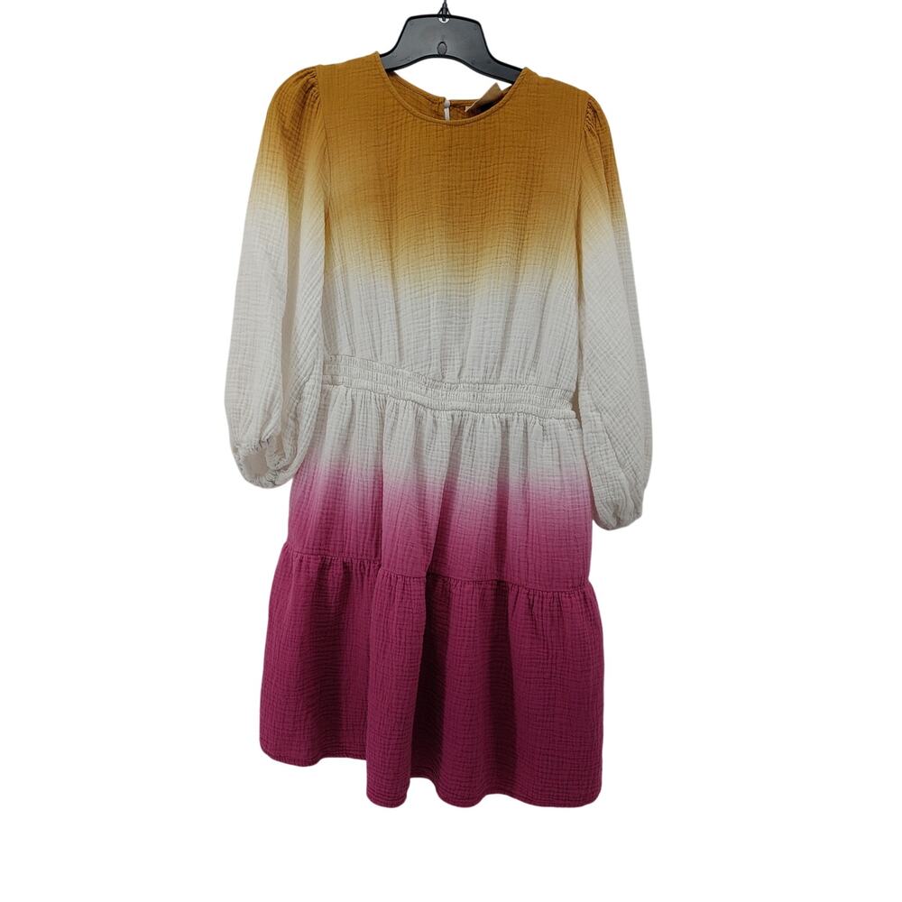 Universal Thread Dress Women's Tie-Dye Long Sleeve Dress S